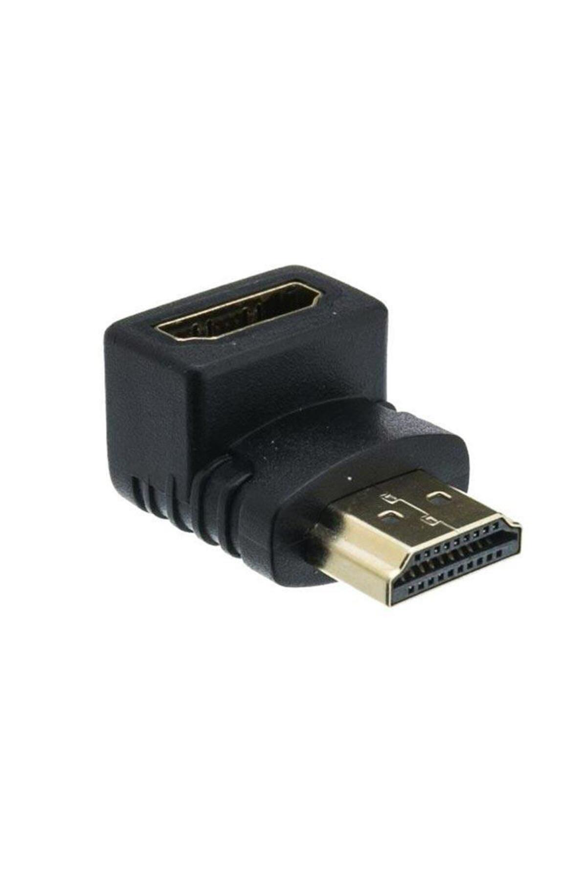 Hdmi Dişi Erkek 90 Derece Ara Adaptör L Tip