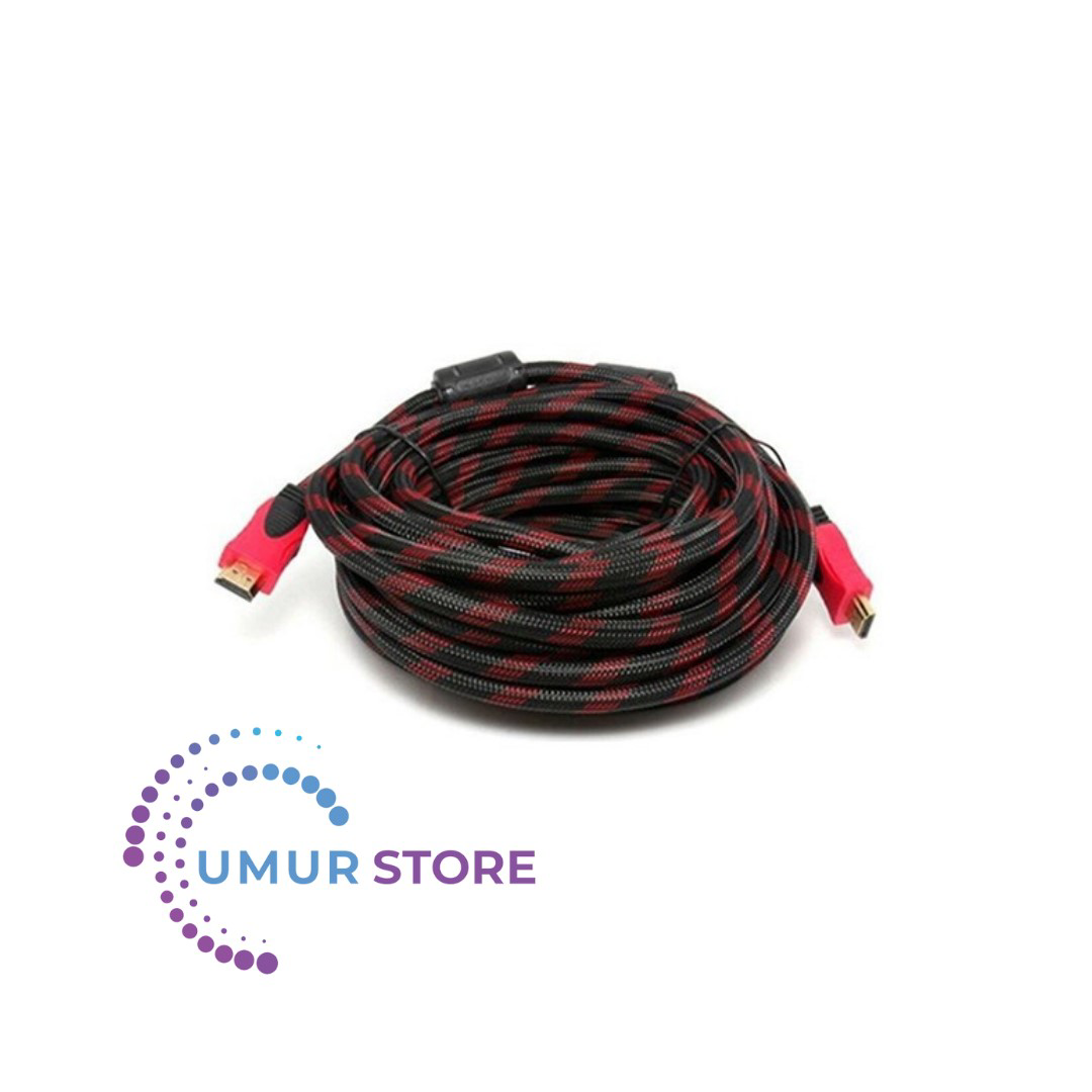 Herz Hdmi Kablo 20 Metre 3D 4K Full Hd Hdmi Tv Uydu Alıcısı Kablosu
