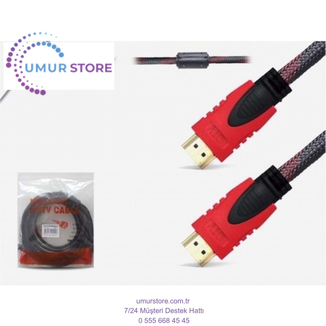 Hdmi Kablo 3m Örgülü