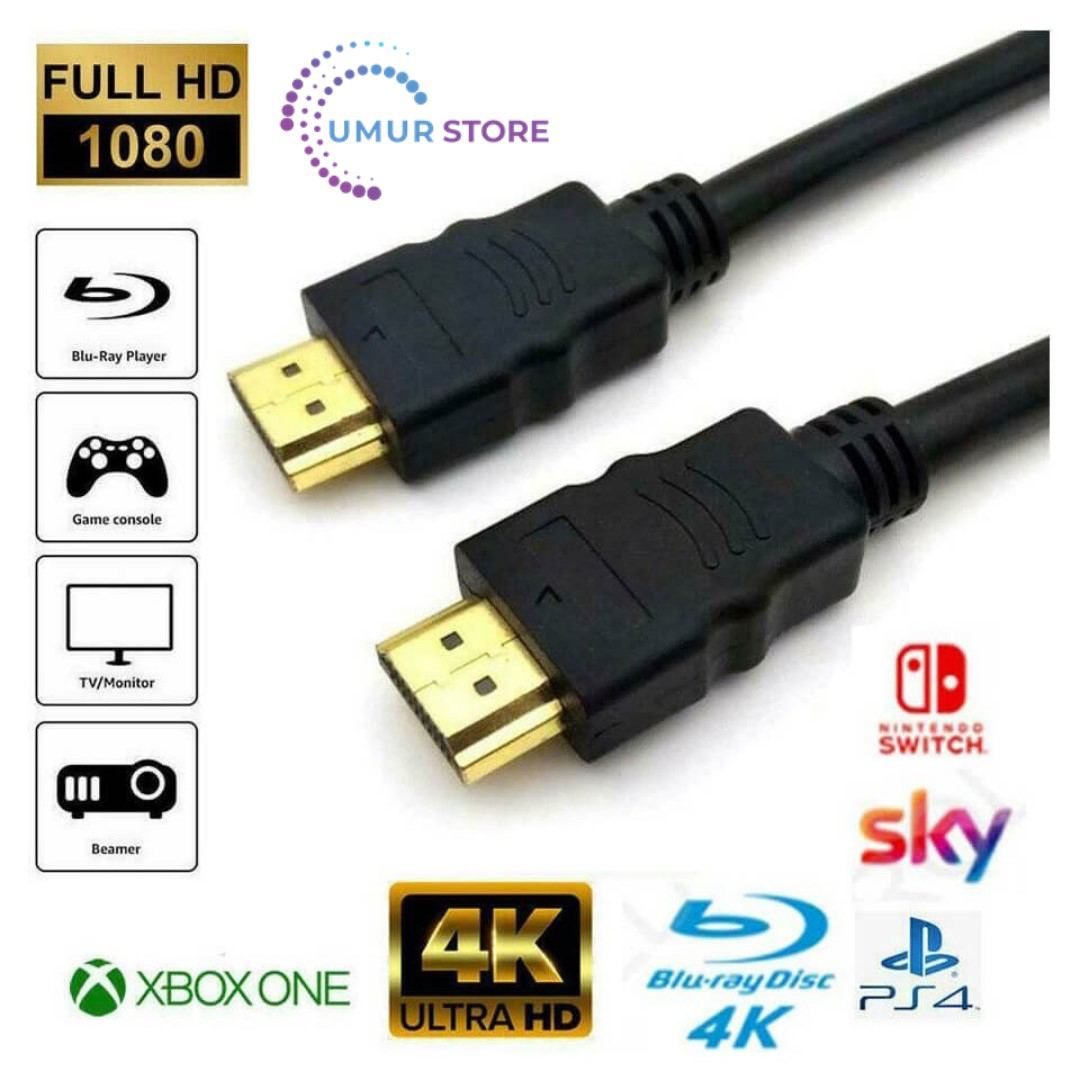 HDMI Kablo 4K 3D Ağ Destekli Altın Uçlu 4K 60Hz 18G Bps Ultra Hd HDMI Kablo 4K 3D Ağ Destekli Altın Uçlu 4K 60Hz 18G Bps Ultra Hd