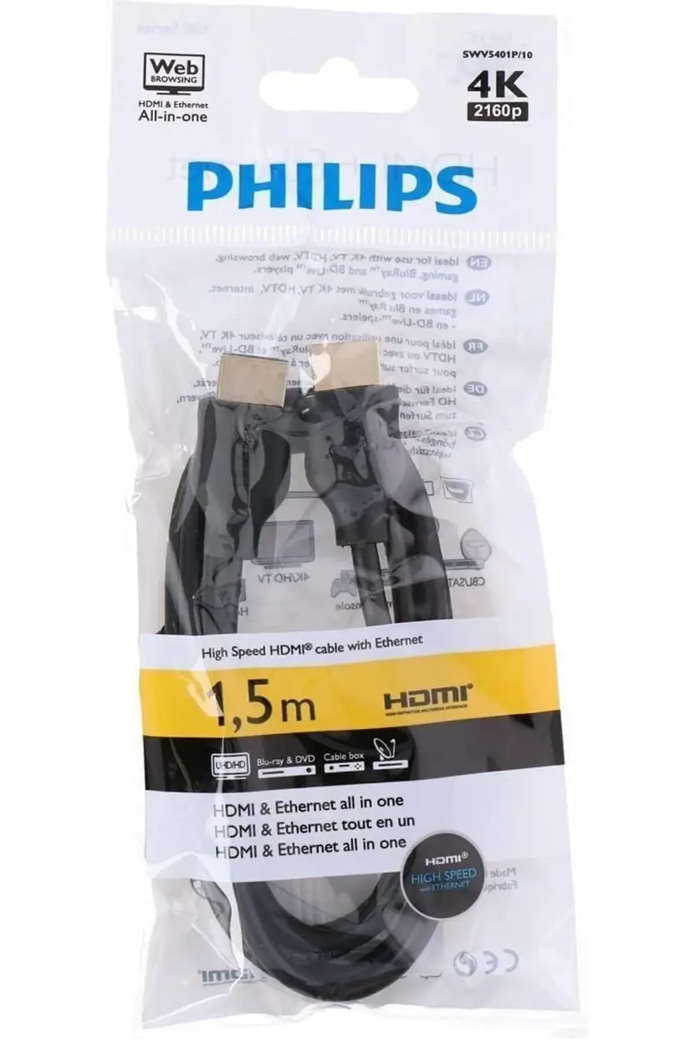 HDMI Kablosu - 1,5 m - Siyah 467437