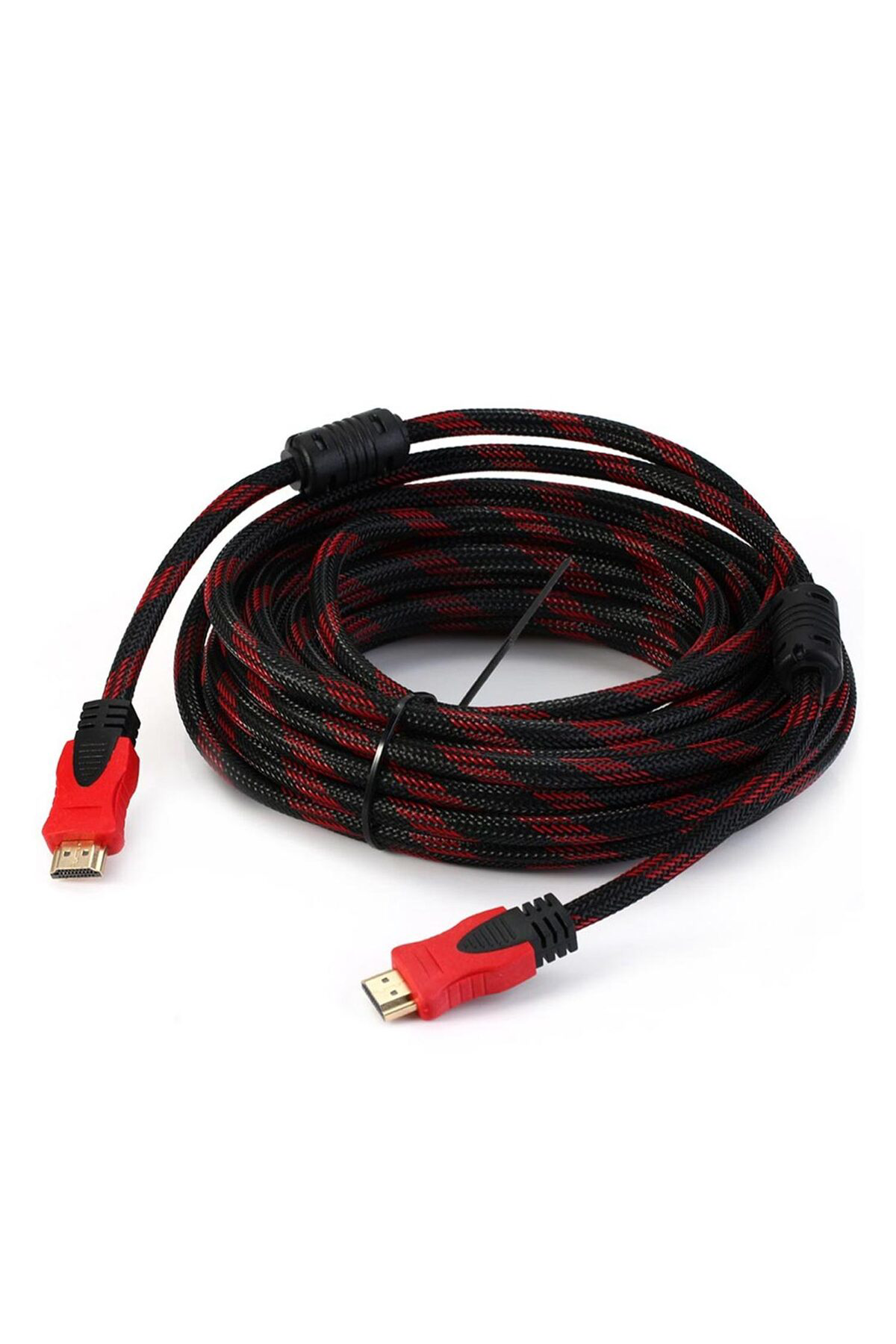Hdmı Kablosu Gold 1.4v 3d 4k Örgülü Filtreli 10mt Fully G-507d