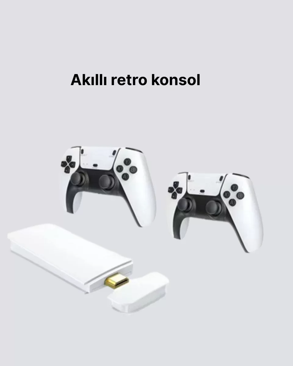 HDMI Kablosuz 20.000 Oyunlu Retro Oyun Konsolu - 4K HD Görüntü ve 2.4G Kontrolcü