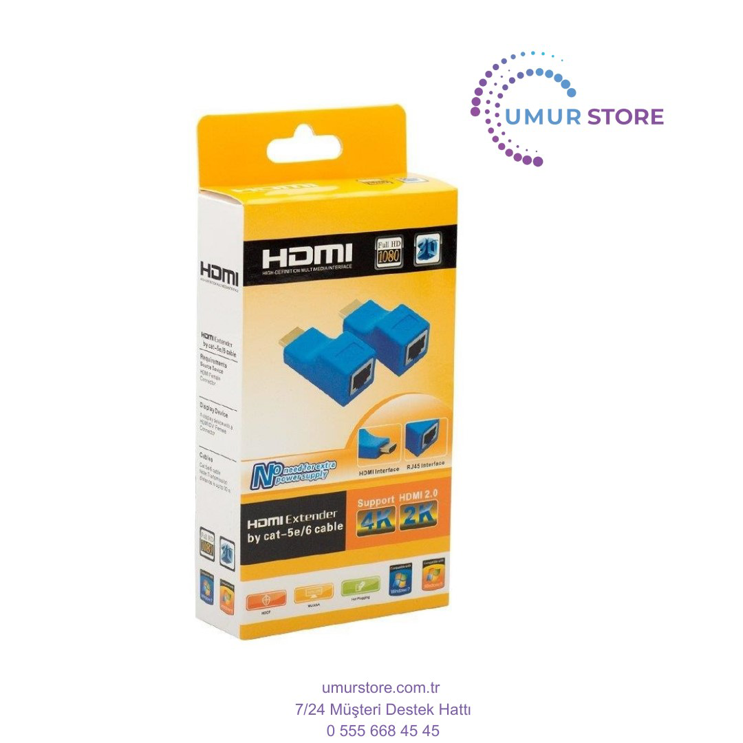HDMI To RJ45 Cat6 Extender 30M HDMI To RJ45 Cat6 Extender 30M