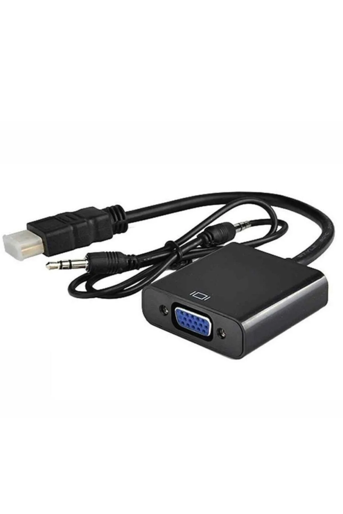Hdmi To Vga Adaptör (25CM) Aux Kablo (50CM)