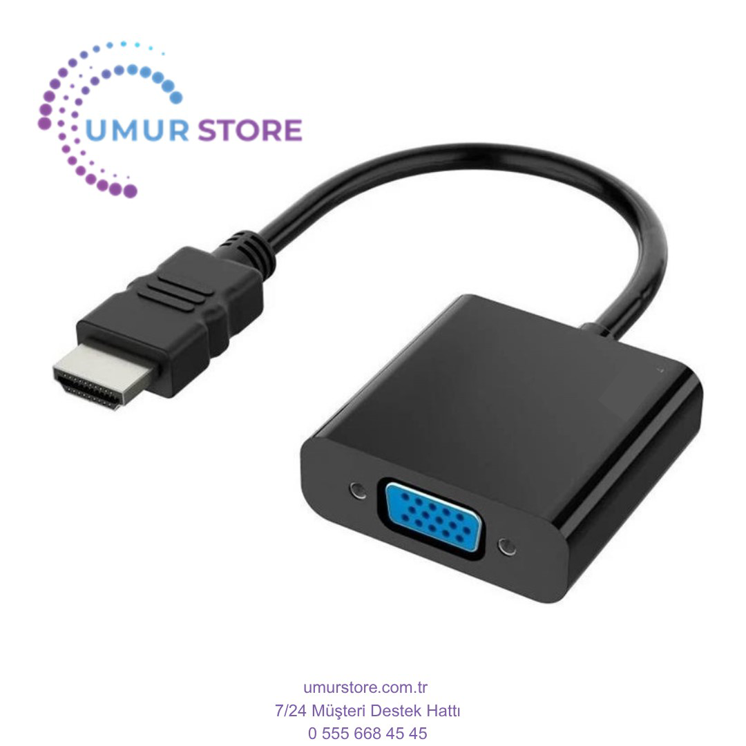 HDMI To VGA Aktif Dönüştürücü HDMI To VGA Aktif Dönüştürücü
