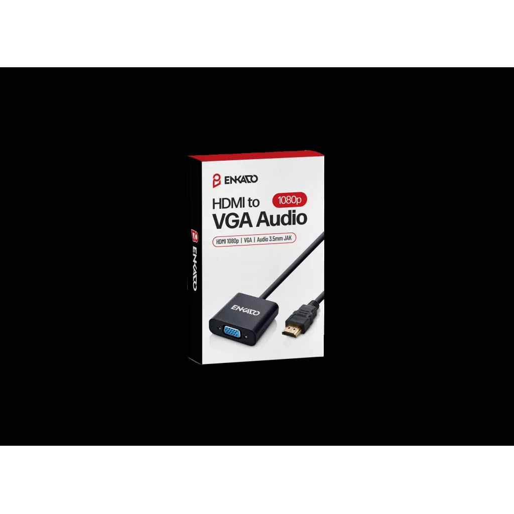 HDMI To VGA Çevirici Adaptör ENKADO EKD-HV10 1923