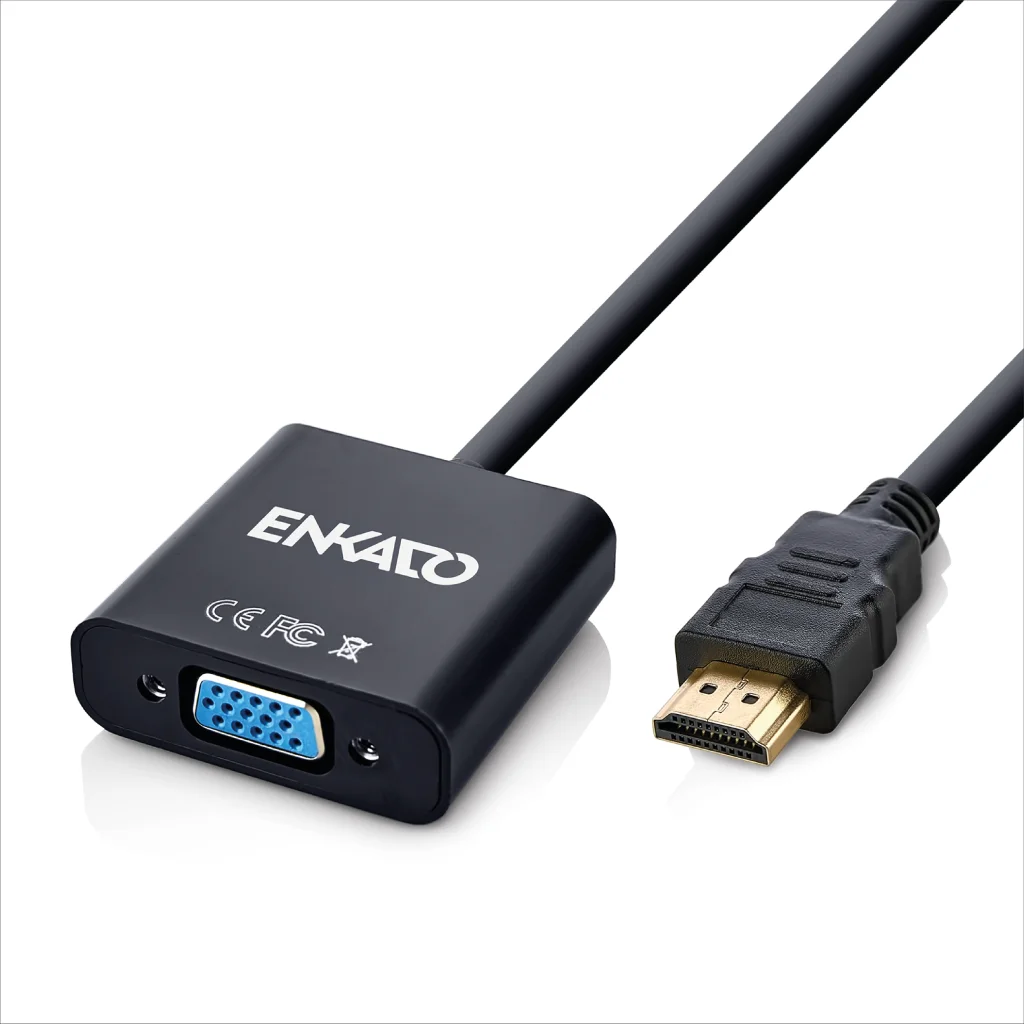 HDMI To VGA Çevirici Adaptör ENKADO EKD-HV10 1923