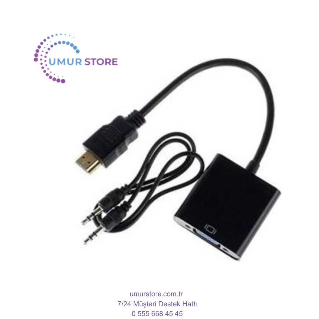 HDMI To VGA Dönüştürücü HDMI To VGA Dönüştürücü