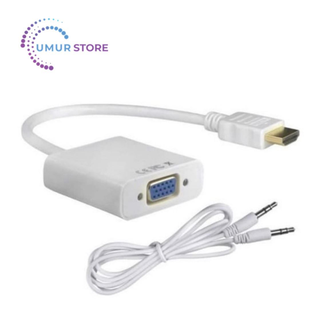 Herz Hdmi To Vga Dönüştürücü Çevirici Kablo Adaptör Görüntü Ses Destek Herz Hdmi To Vga Dönüştürücü Çevirici Kablo Adaptör Görüntü Ses Destek
