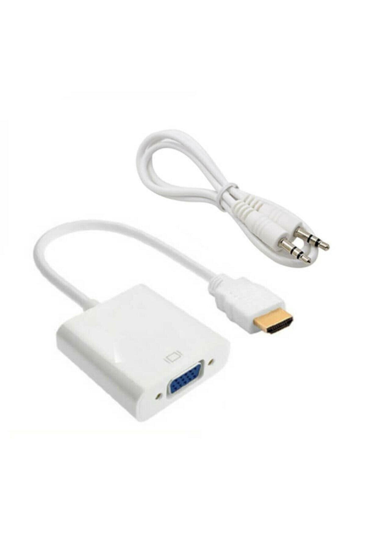 Hdmı To Vga Hdmi To Vga Uyumlu Dönüştürücü Çevirici Ses Çıkışlı A
