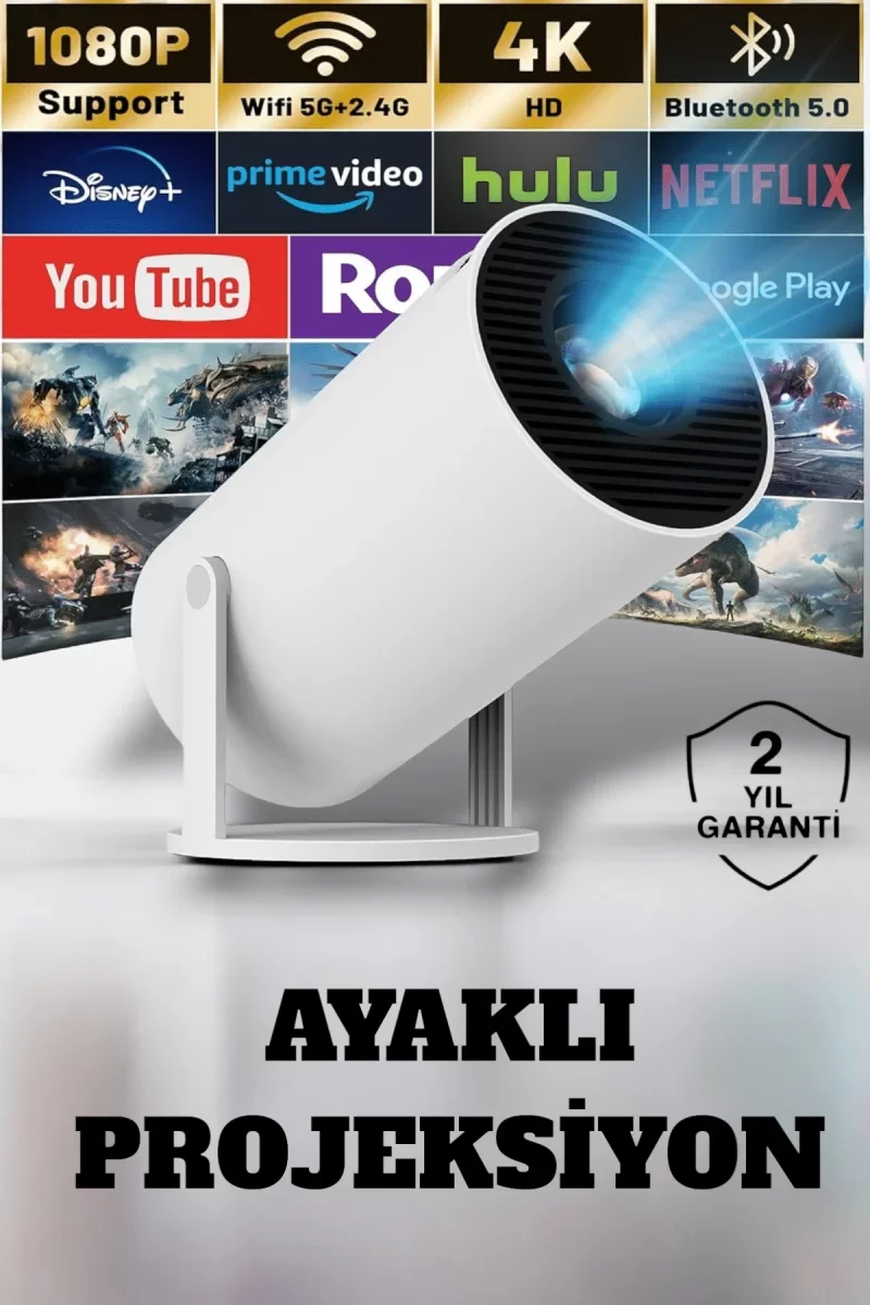 HDMI ve Full HD Teknolojili 160 ANSI Lümen Kablosuz Projeksiyon - Lisinya