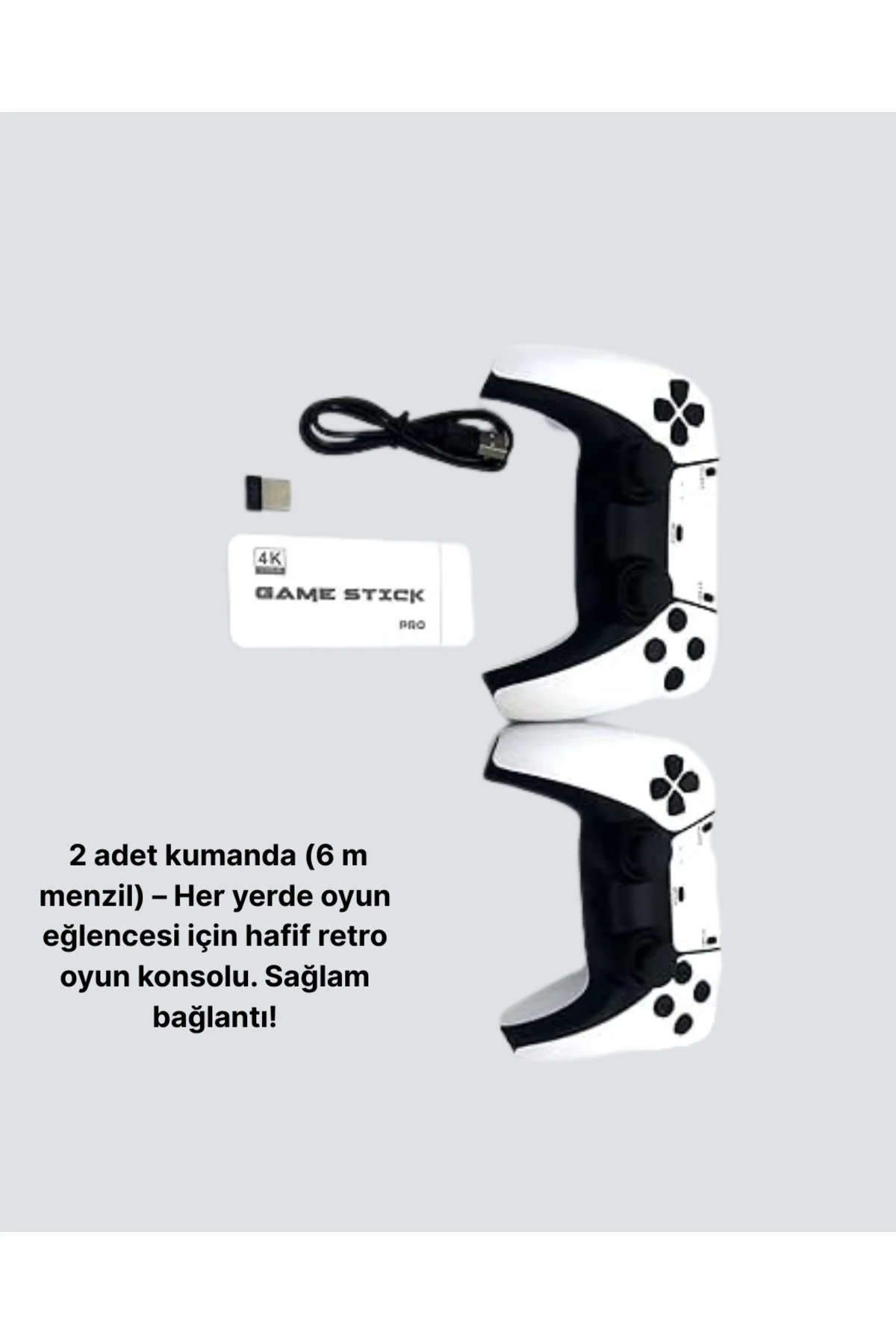HDMI ve Kablosuz Kontrolcülü 20.000 Oyunlu Retro Oyun Konsolu - L