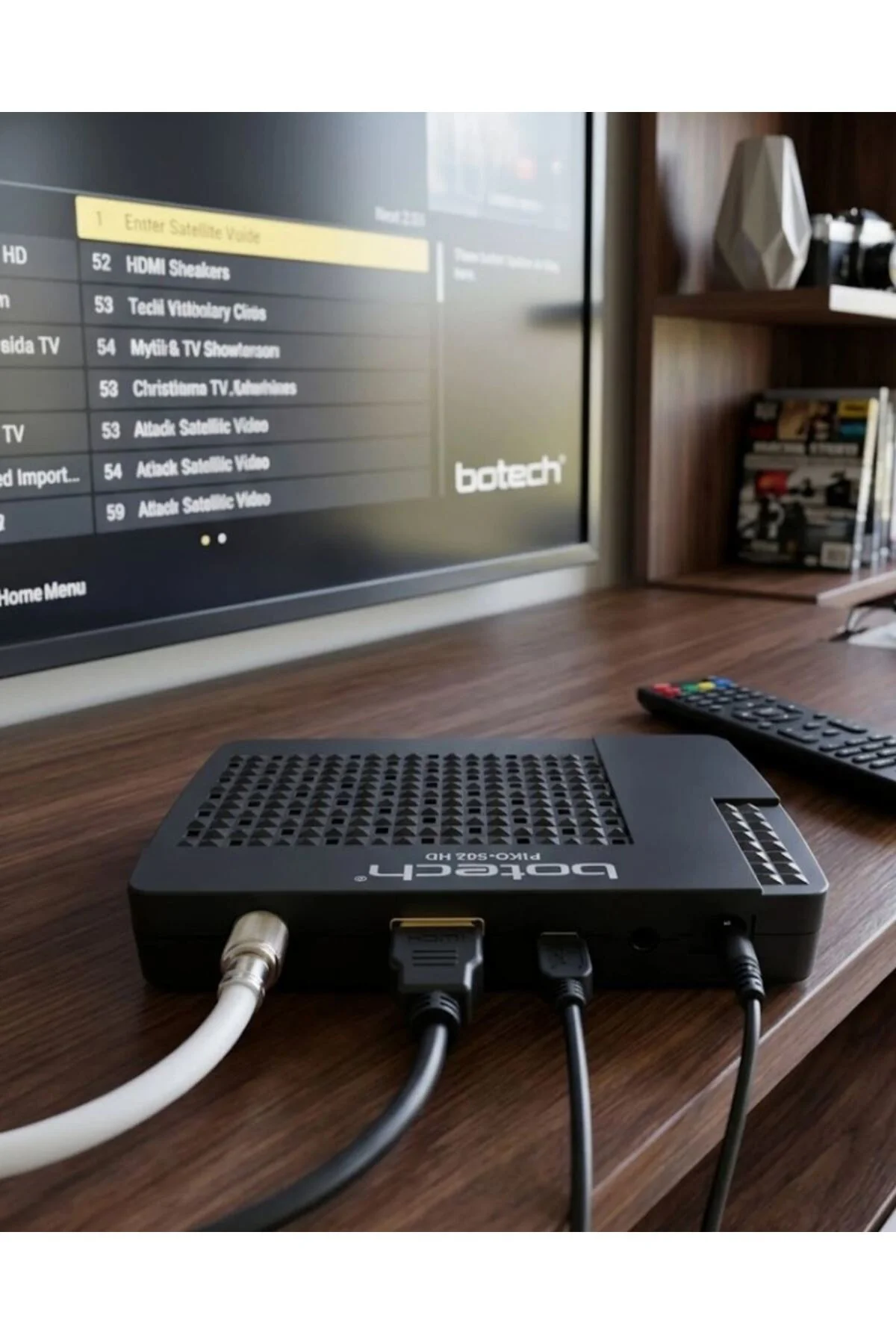 Hdmı Ve Usb Girişli Full Hd Uydu Alıcısı Epg Destekli Pratik Kullanım