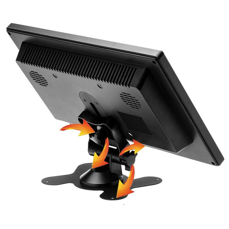 HDMI-VGA-BNC-USB GİRİŞLİ 12 VOLT ÇIKIŞLI 10.1  LCD MONİTÖR (4741)