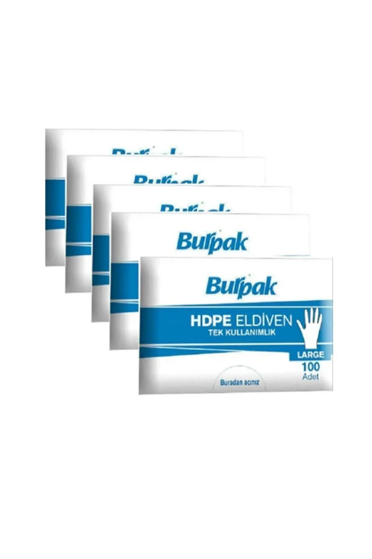 Hdpe Şeffaf (poşet) Eldiven 100'lü X 5 Pakette 500 Adet Hdpe Şeffaf (poşet) Eldiven 100'lü X 5 Pakette 500 Adet - Görsel 2
