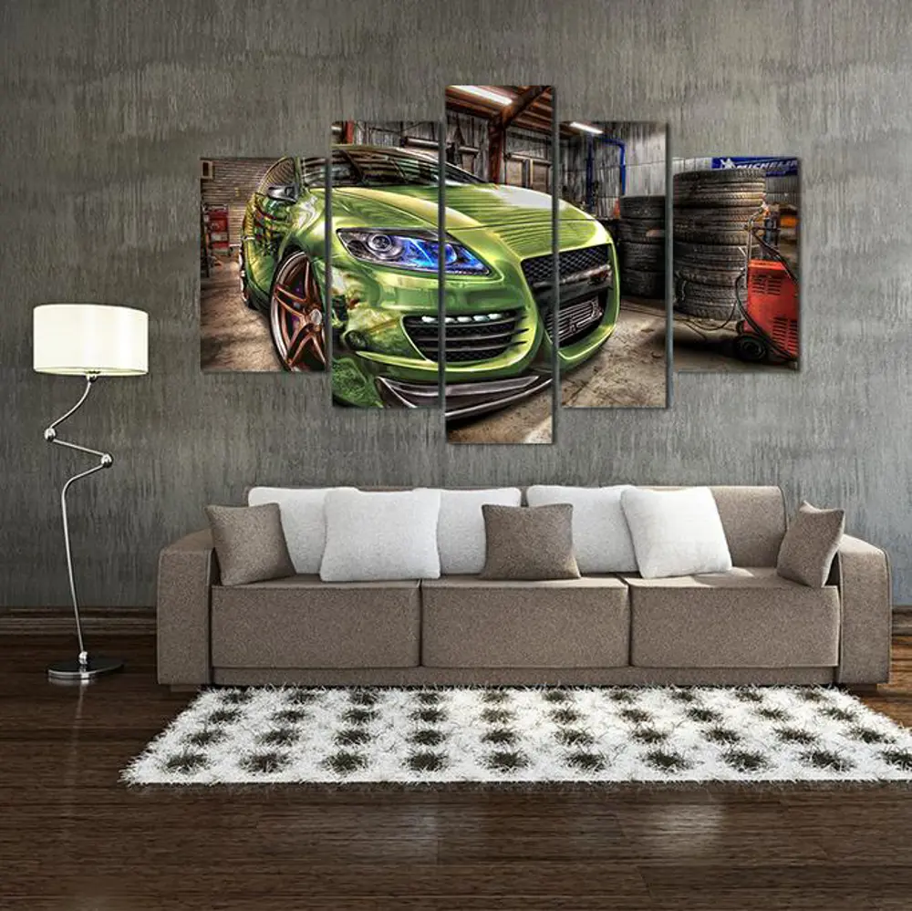 Hdr Araba Kanvas Tablo Hdr Araba Kanvas Tablo