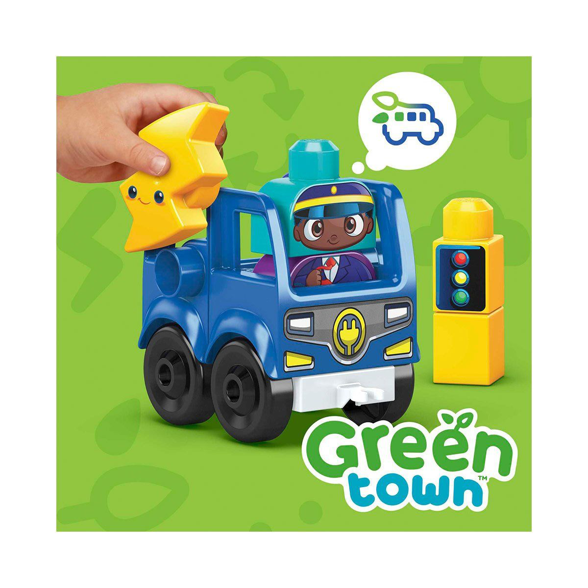 HDX90 Mega Bloks, Doğa Dostu Otobüs Seti, 36 parça, +1 yaş