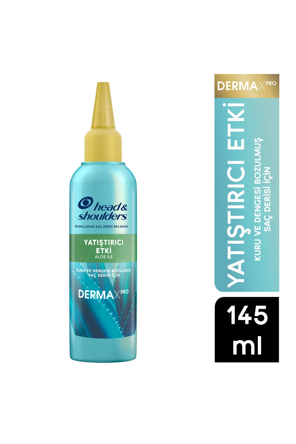 Head & Shoulders DERMAXPRO Yatıştırıcı Etki, Aloe İçeren Kepek Karşıtı Saç Derisi Balsamı 145 ml - Görsel 2