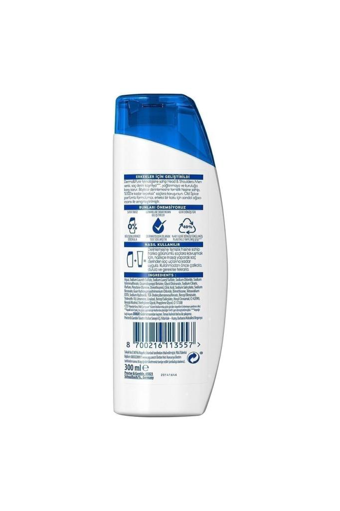 Head&Shoulders Erkeklere Özel Kepeğe Karşı Etkili Şampuan Old Spi