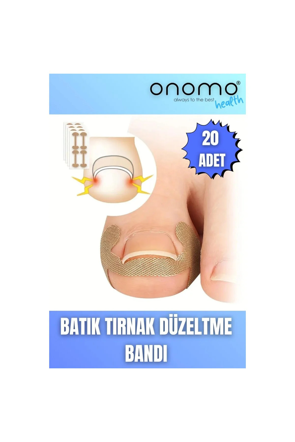 Health Batık Tırnak Düzeltme Bandı 20 Adet
