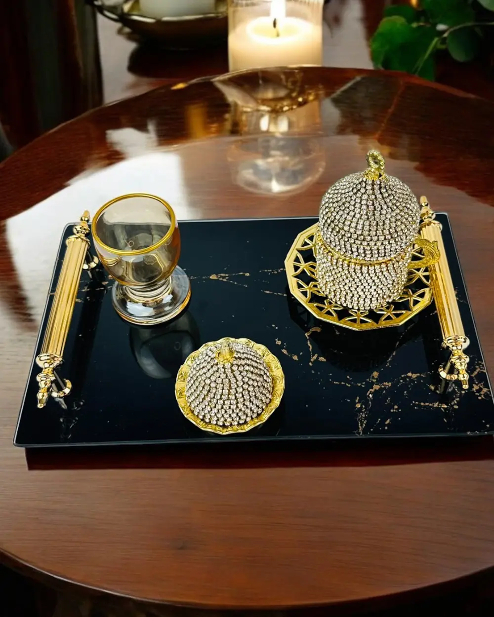 Heartfelt Nişan Kahve Tepsisi