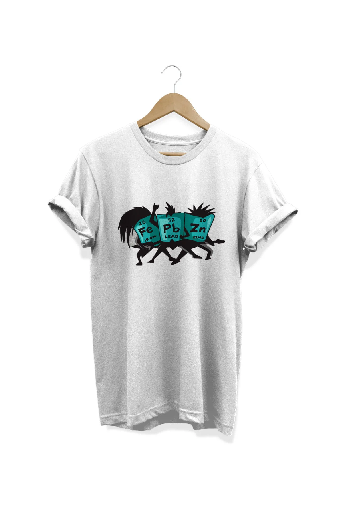 Heavy Metals Kimya Formülü Oversize T-shirt %100 Pamuklu