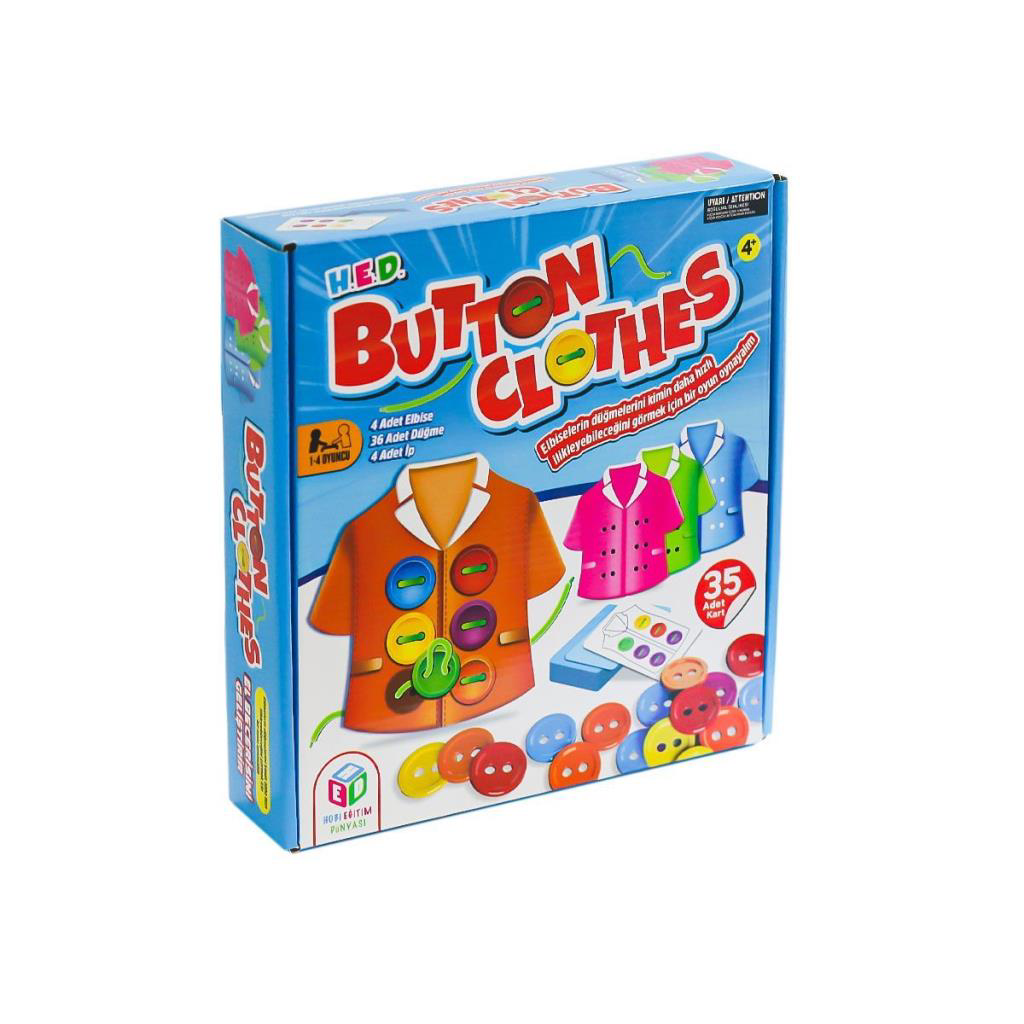 HED 725 Button Clothes -Hobi Oyuncak HED 725 Button Clothes -Hobi Oyuncak