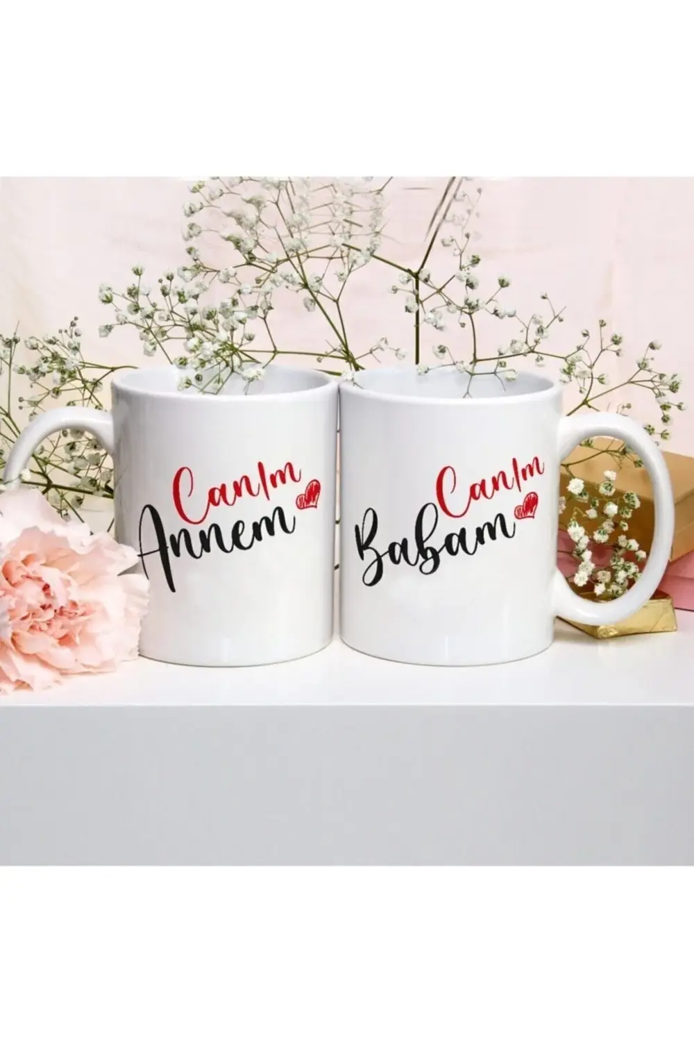 Hediye Anneler Günü Babalar Günü Canım Annem Canım Babam Baskılı