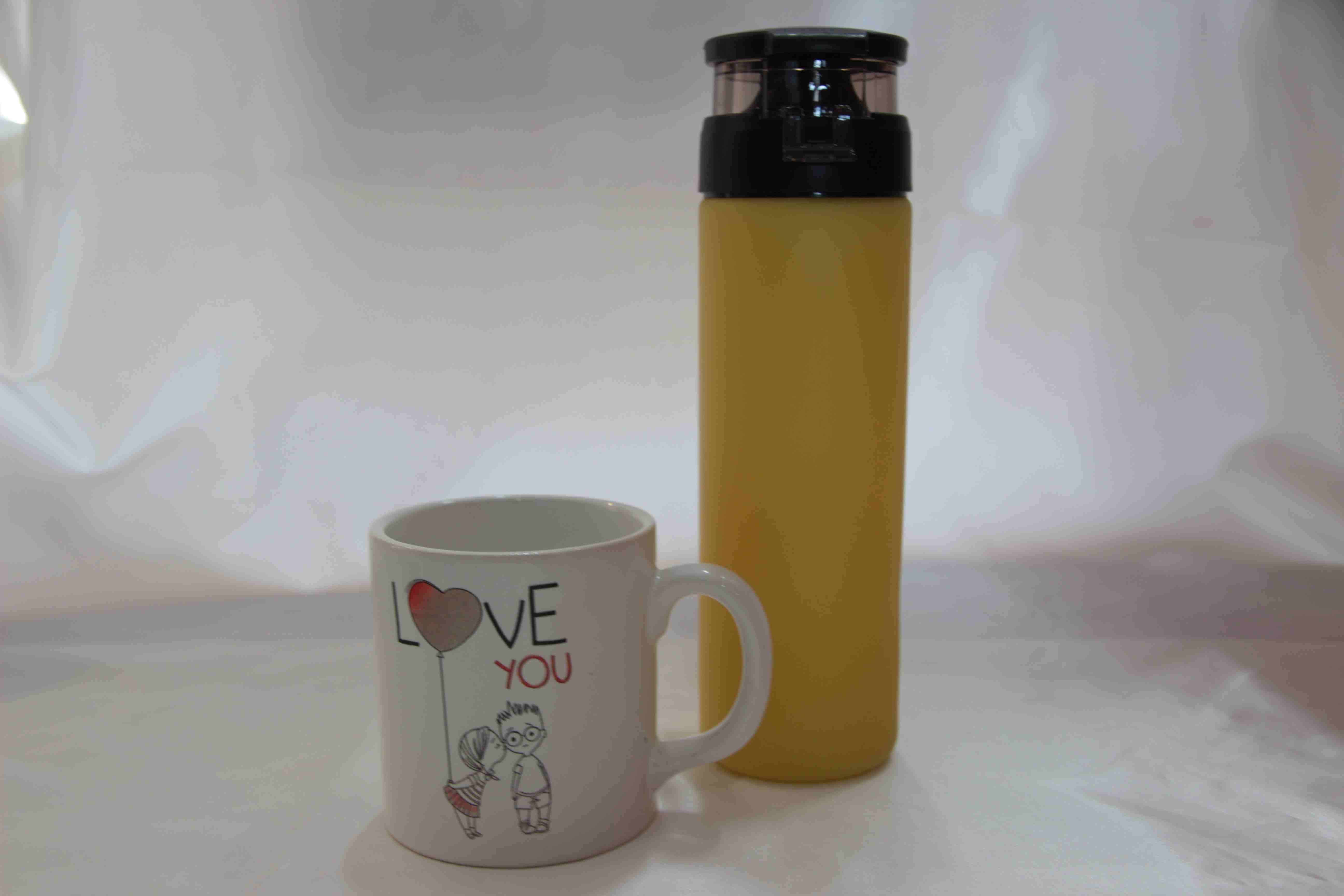 Home Hediye Kutusu Kolye, Su Matarası, Love You Kupa, Aşk Sözleri