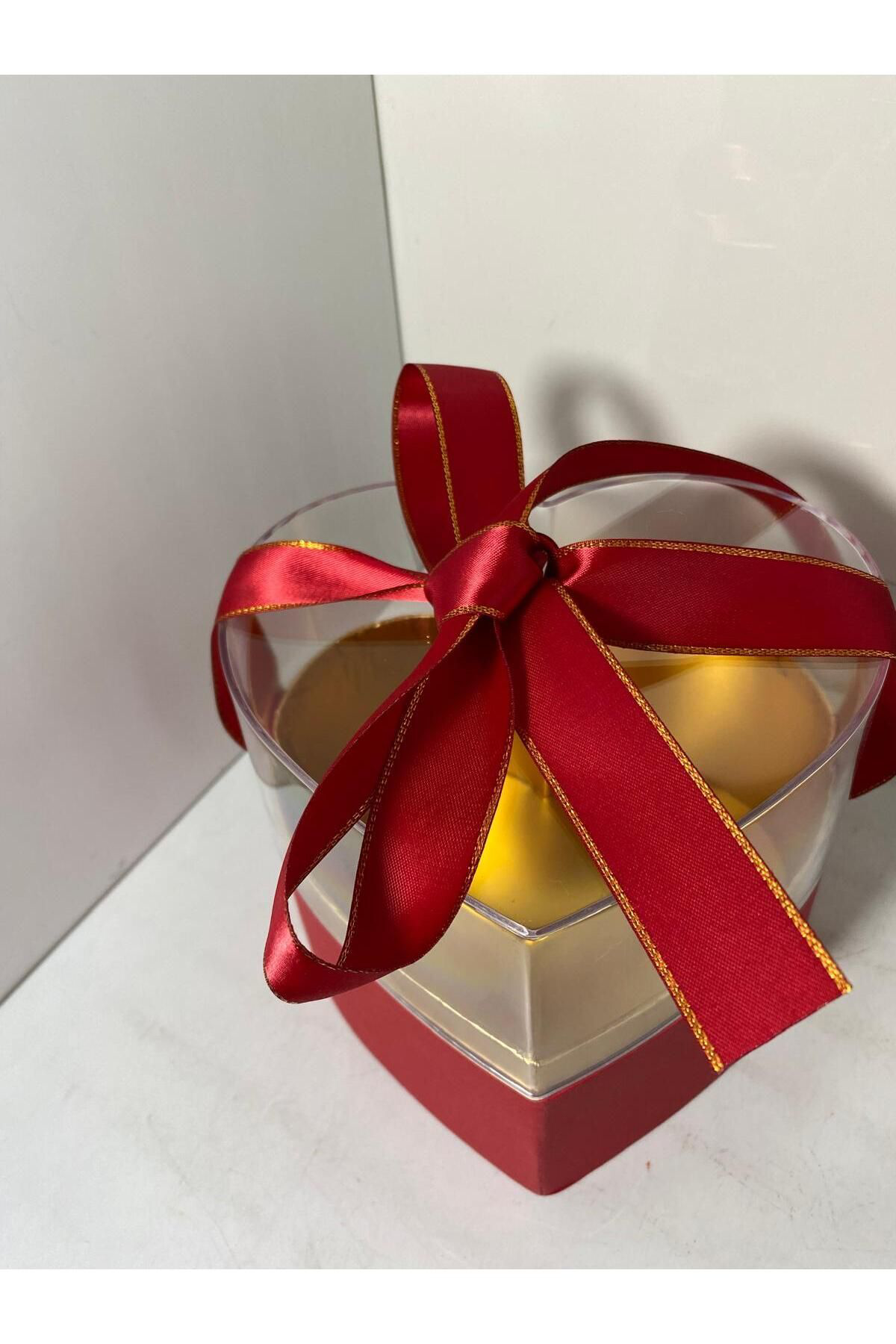 Elif Aksesuar Hediye Kutusu Kırmızı Kalp