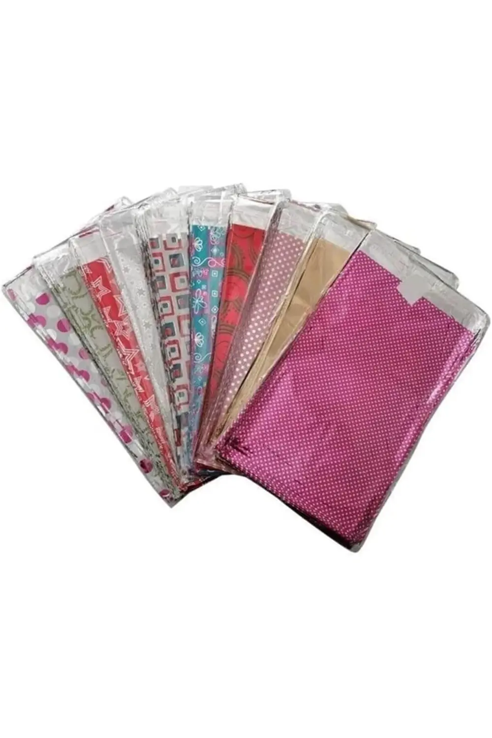 Hediye Poşet Paketi 20x25 cm Kendinde Renkli Hediye Paketi 100'lü