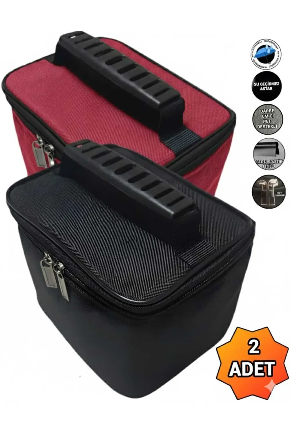 HEDİYELİK ÇANTALAR 2 ADET UNİSEX BAKIM ÇANTASI
