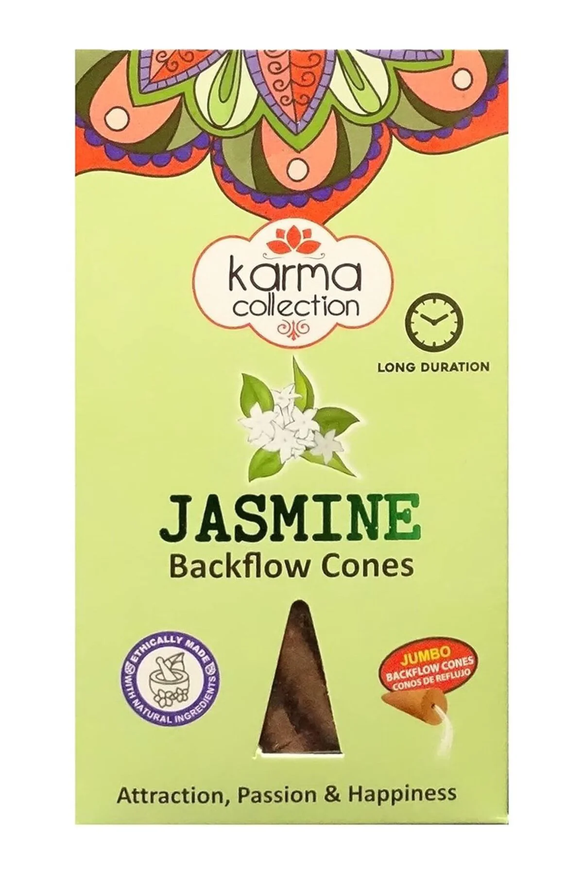 Hediyelik JASMINE Kokulu Geri Akış Tütsü