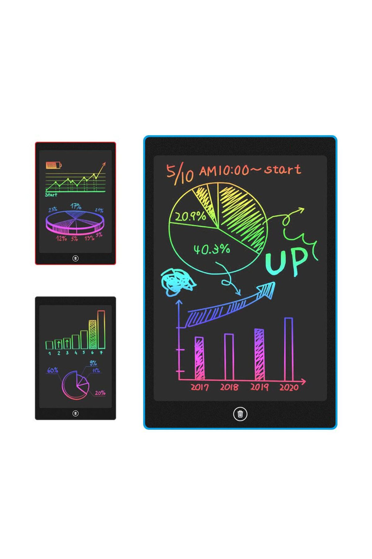 Oyuncak Store Hediyelik Renkli Writing Tablet Lcd 8.5 İnç Kalemli Çizim Yazı Ta