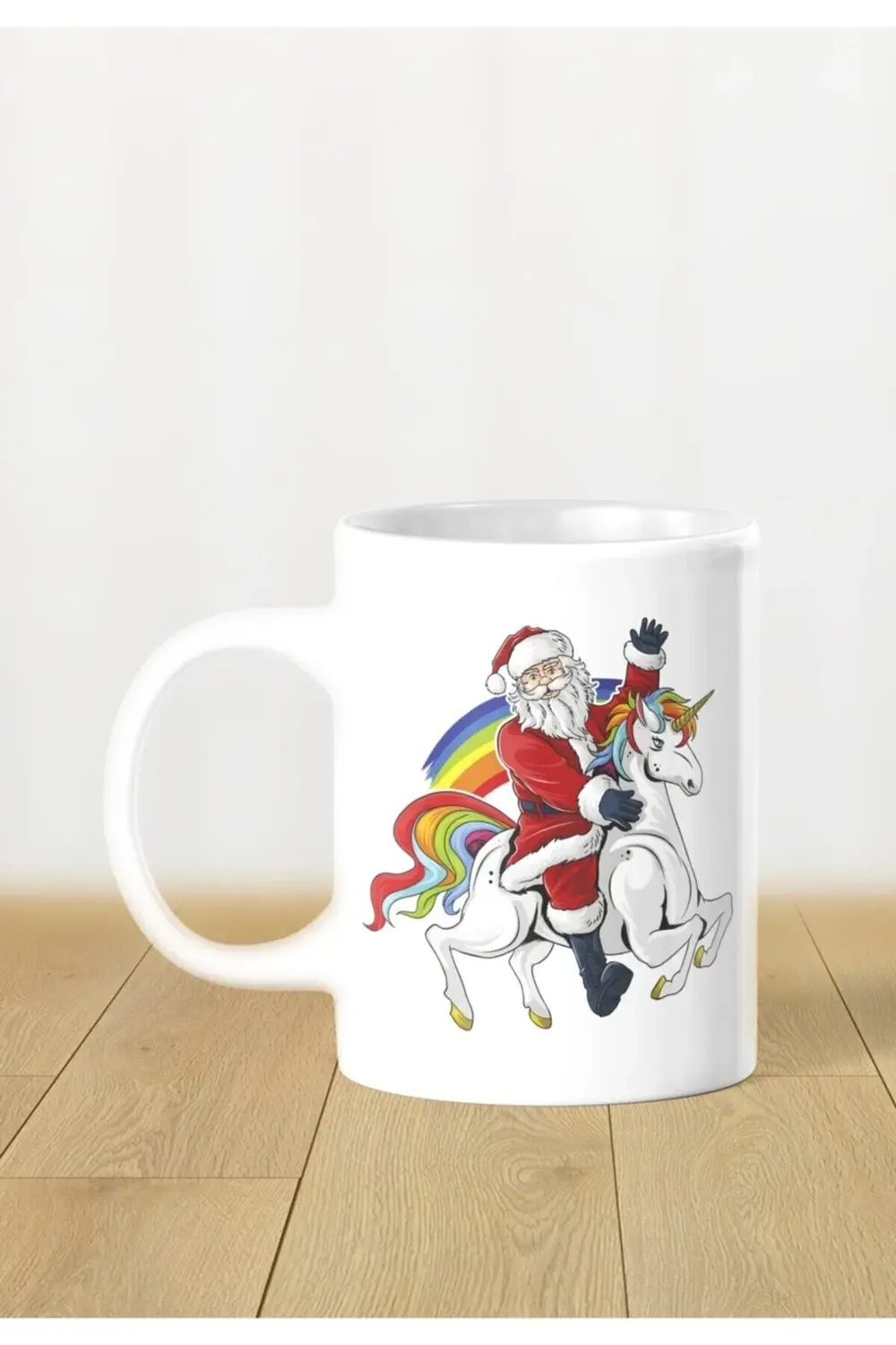 Hediyelik Yeniyıl / Yılbaşı / Noel Baba Baskılı Kupa Bardak