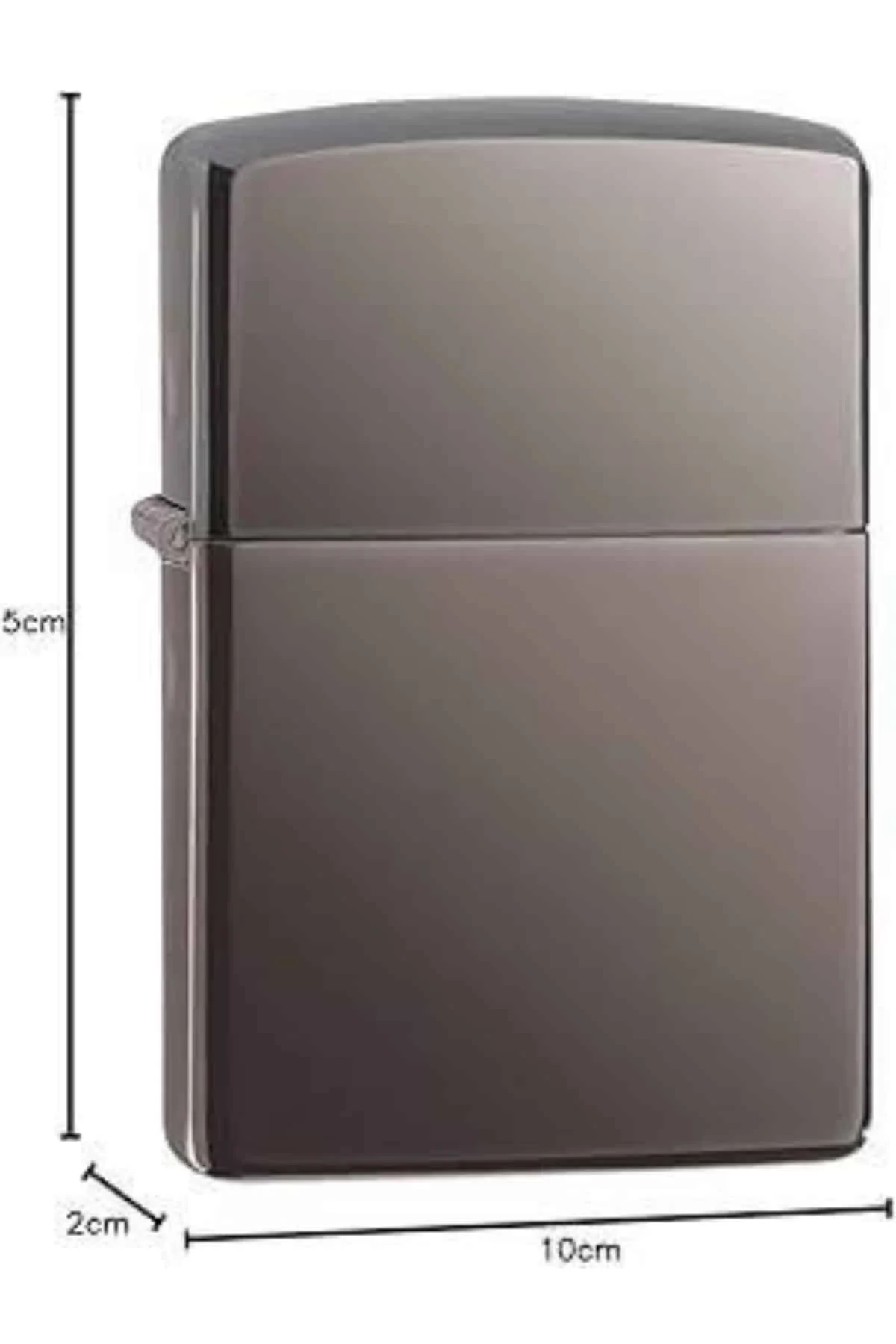 Hediyelik Zarif Siyah Benzinli Çakmak - Lisinya