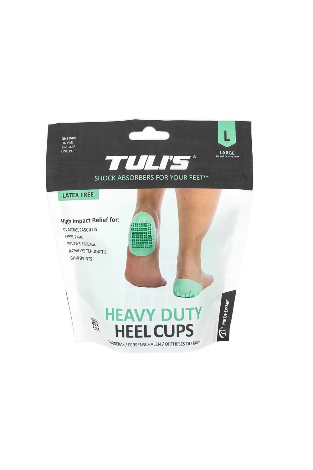 Heel Cups Topukluk 1 Çift (80 KG ALTI KULLANIM) Medium (REGULAR)