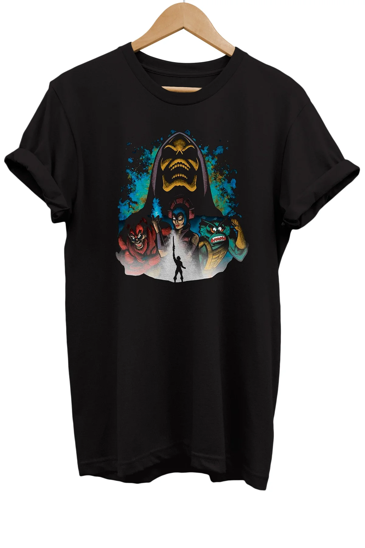 Heeman Baskılı %100 Pamuk Basic T-shirt Normal Beden Tişört