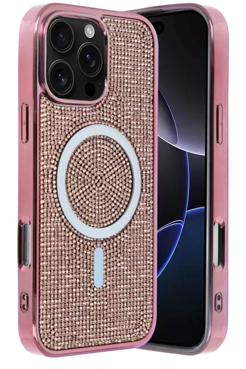 Helen MagSafe Kılıf - iPhone 16 Pro Max ile Uyumlu Pembe Şık Koruma