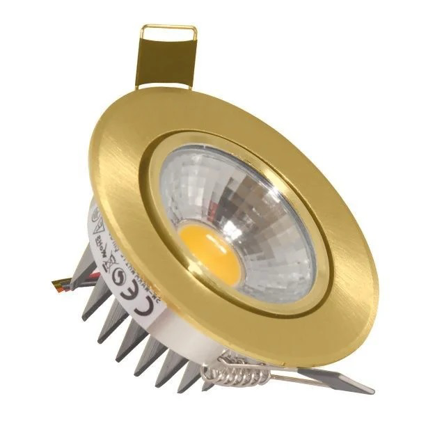 Helios Helios 5W Gold Kasa Yuvarlak Cob Led Hs-1202