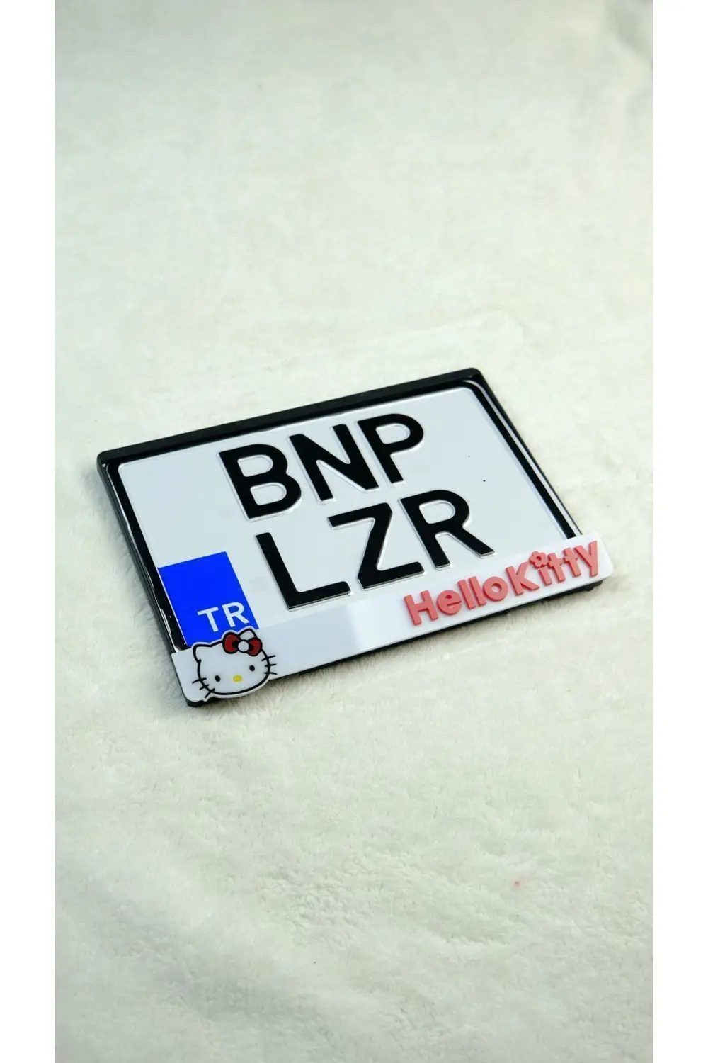 HELLO K. Lazer Kesim Pleksi Motor Plakalık