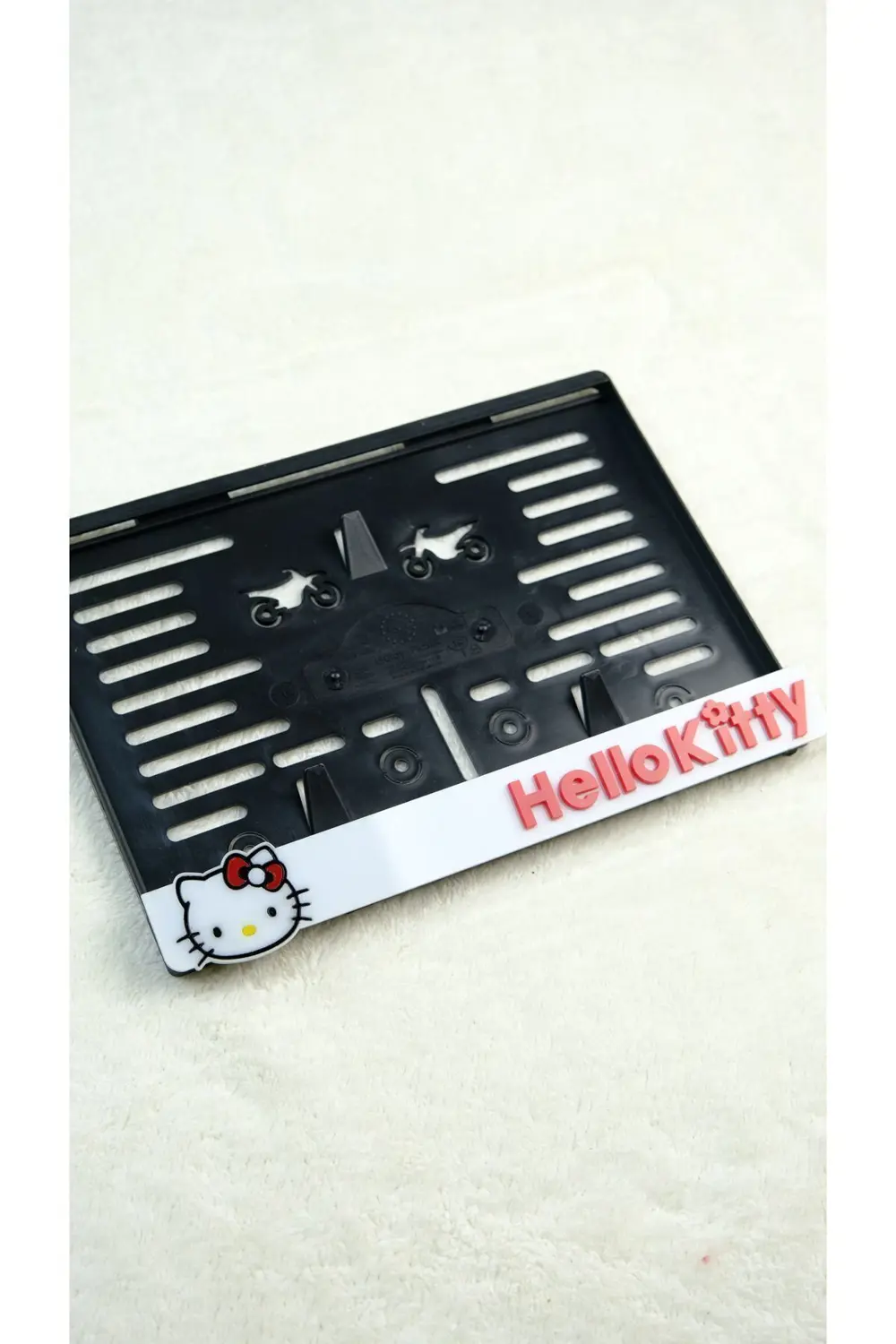 HELLO K. Lazer Kesim Pleksi Motor Plakalık