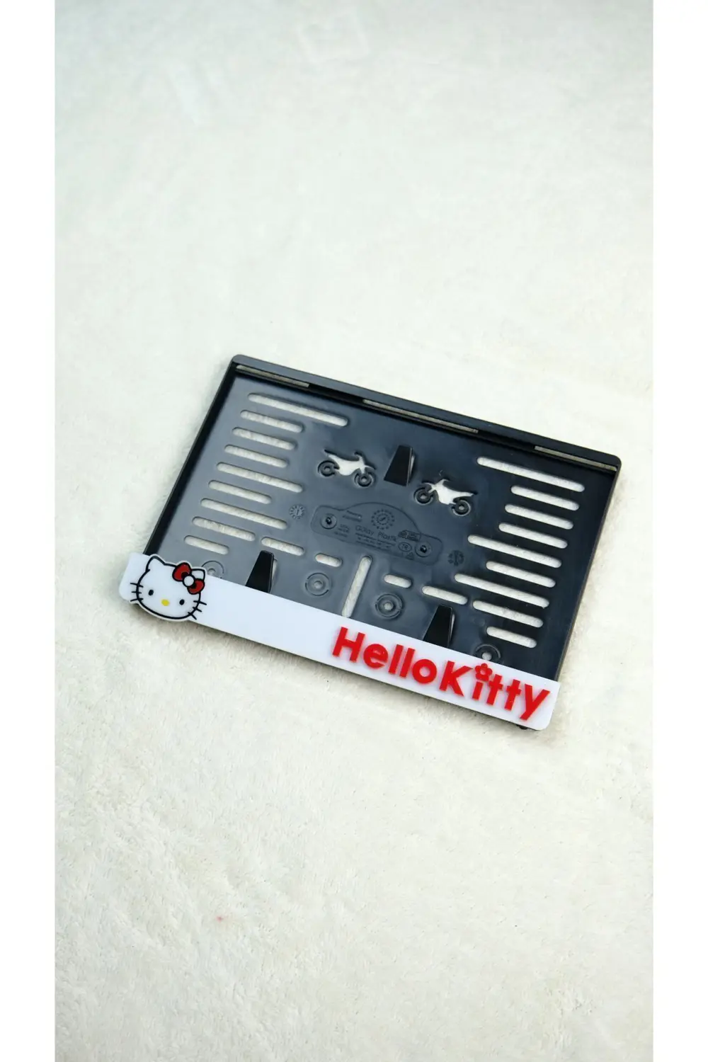 HELLO K. Lazer Kesim Pleksi Motor Plakalık