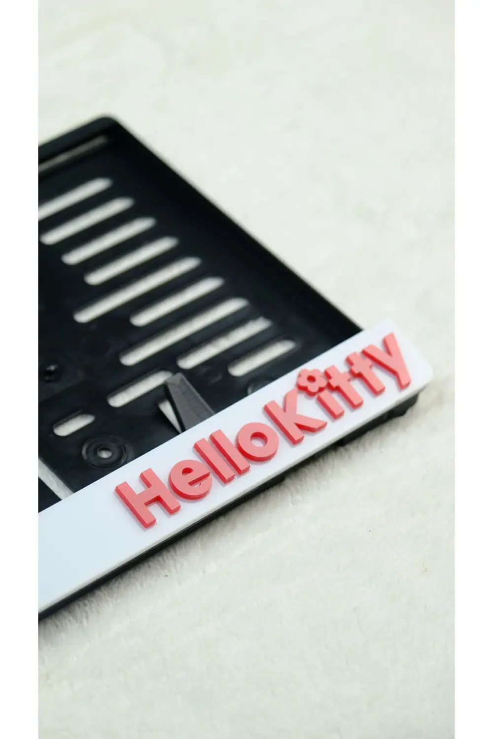 HELLO K. Lazer Kesim Pleksi Motor Plakalık