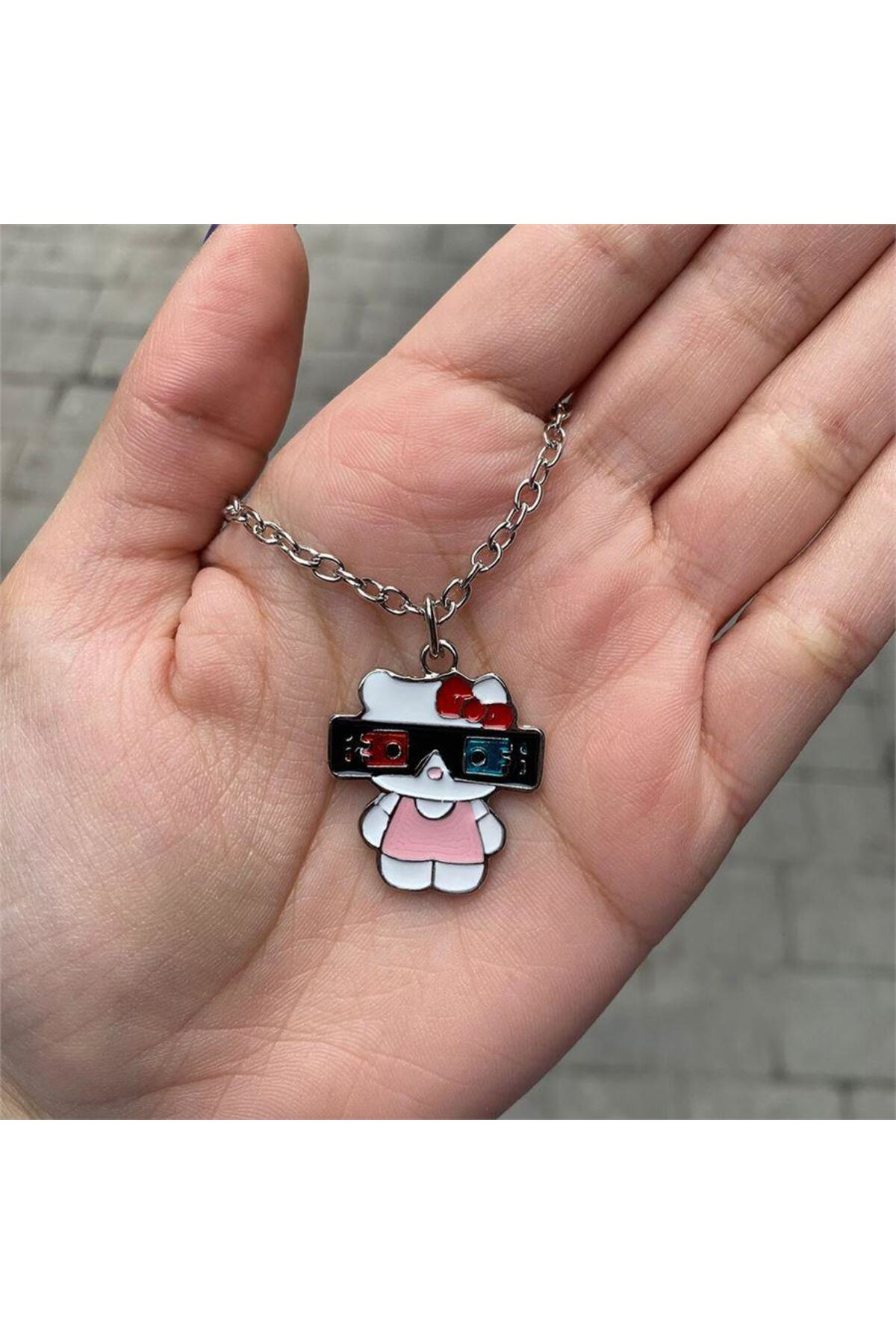 Hello Kitty 3D Glasses Kolye
