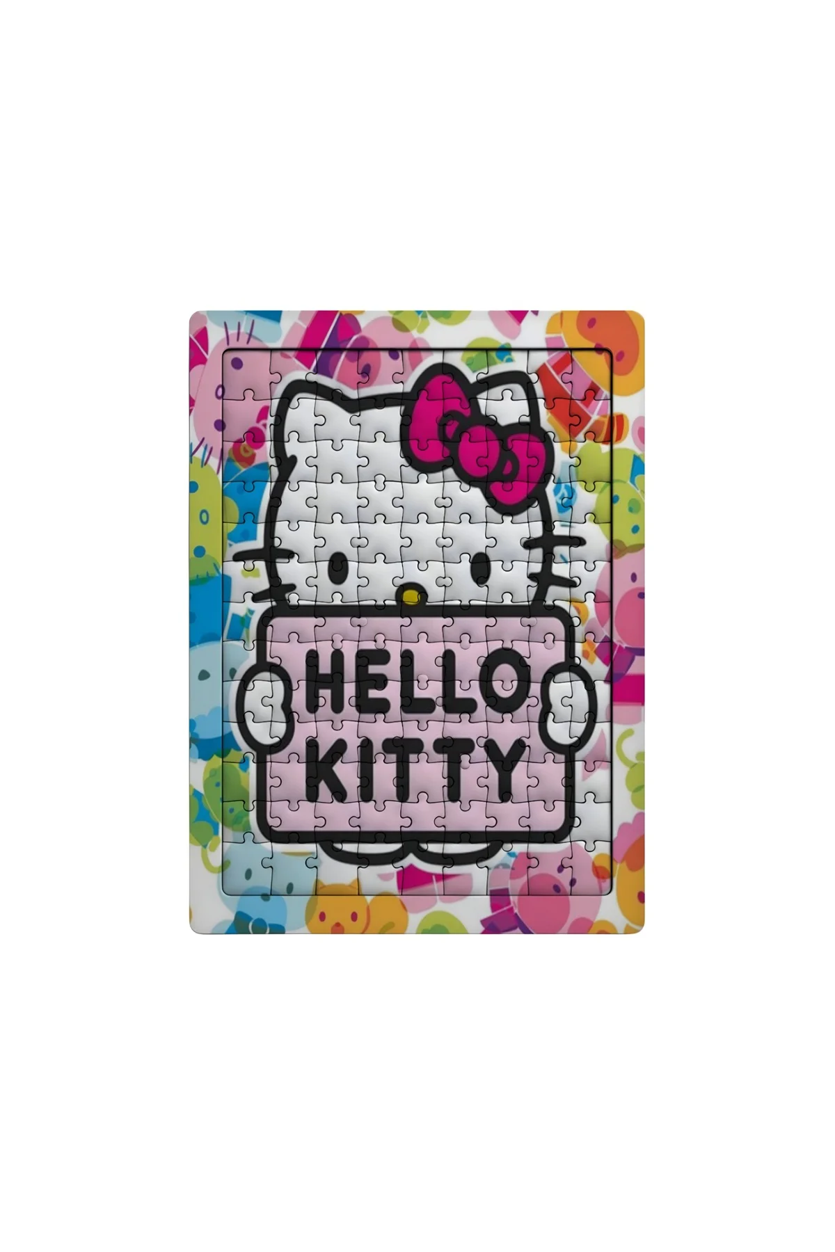 Hello Kitty 99 Parça Ayaklı Puzzle – Dekoratif Çocuk Yapbozu 083