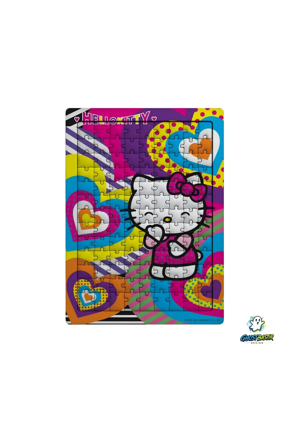 Hello Kitty 99 Parça Ayaklı Puzzle – Dekoratif Çocuk Yapbozu 0161