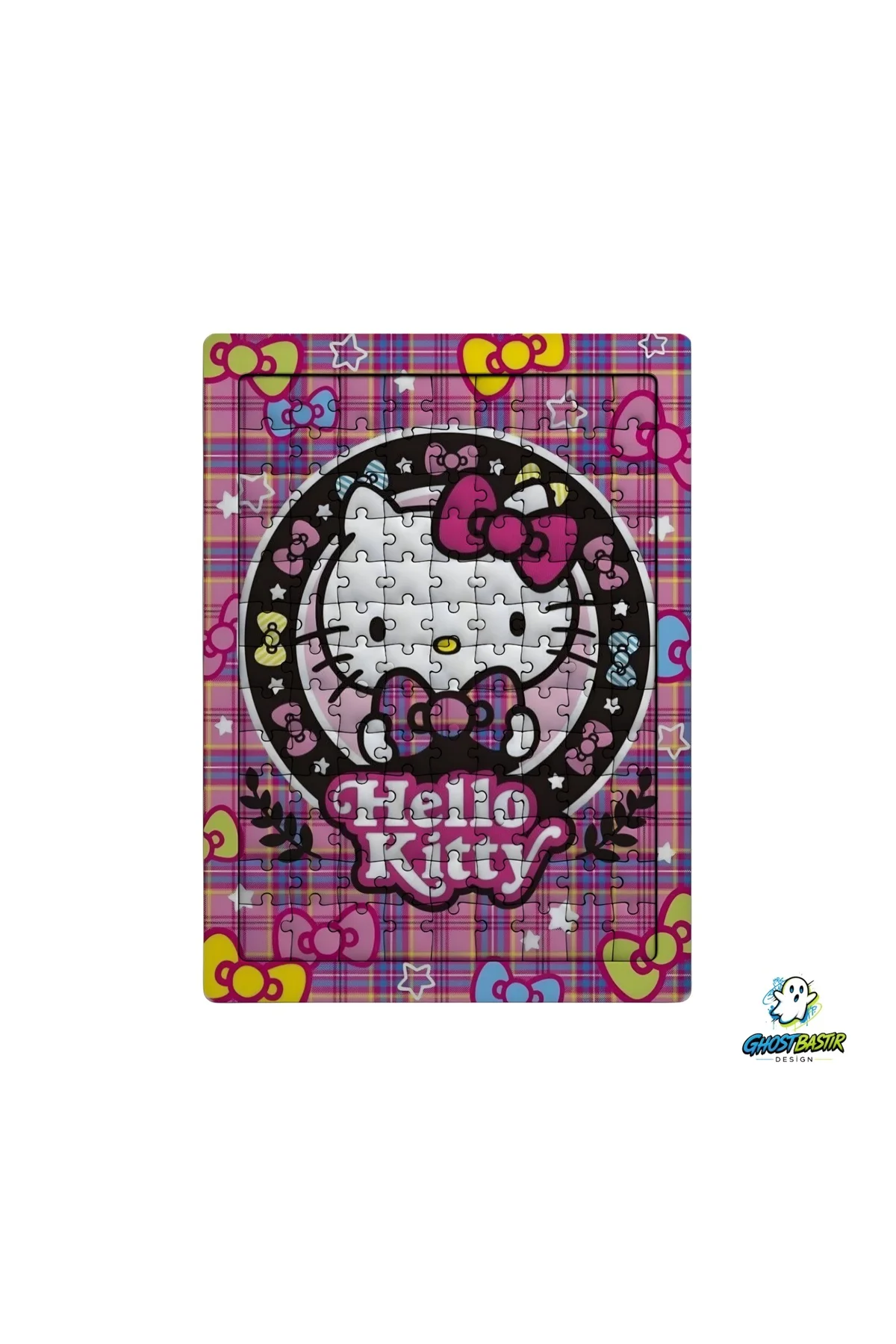 Hello Kitty 99 Parça Ayaklı Puzzle – Dekoratif Çocuk Yapbozu 0160