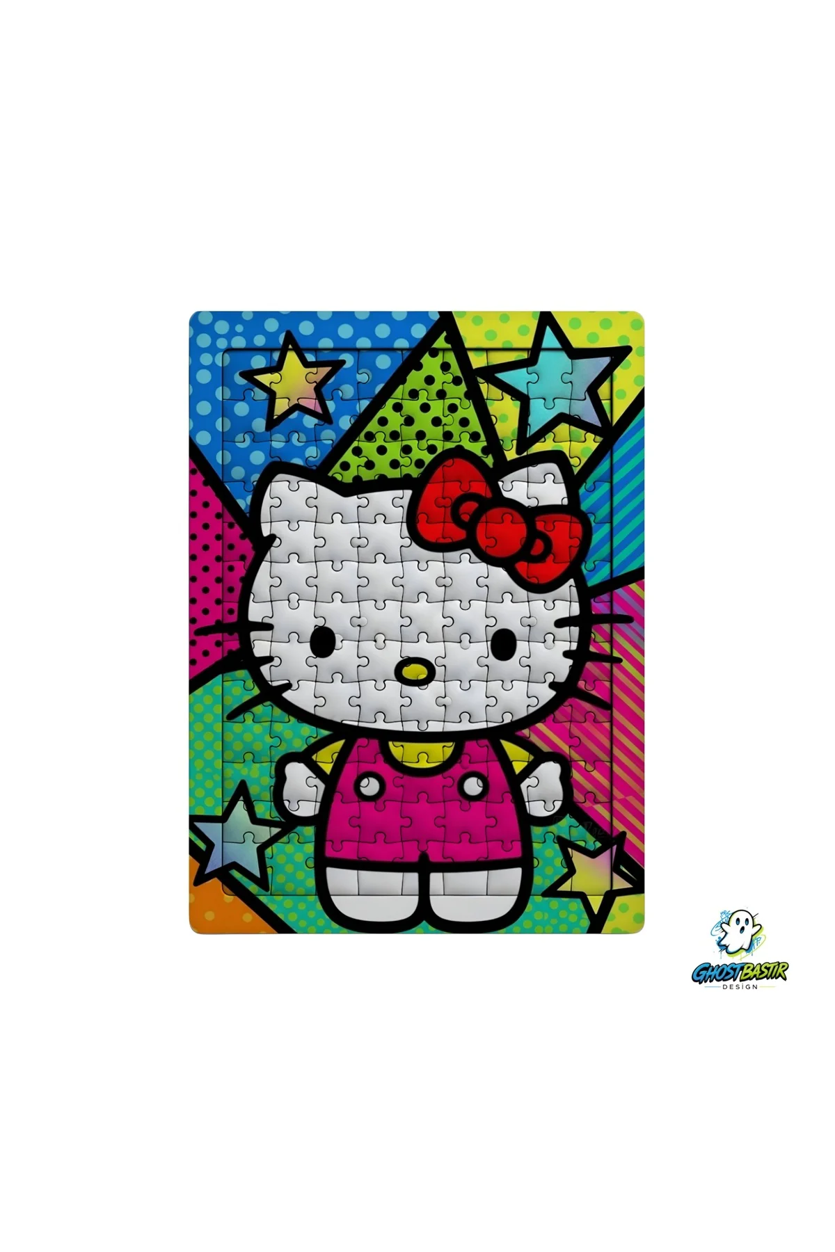 Hello Kitty 99 Parça Ayaklı Puzzle – Dekoratif Çocuk Yapbozu 0164